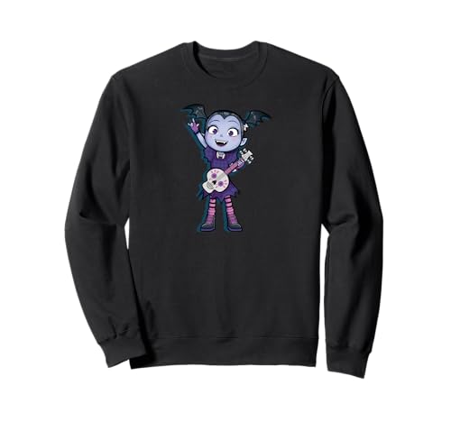 Sweat Vampirina Disney Rock on noir avec motif imprimé pour fillette