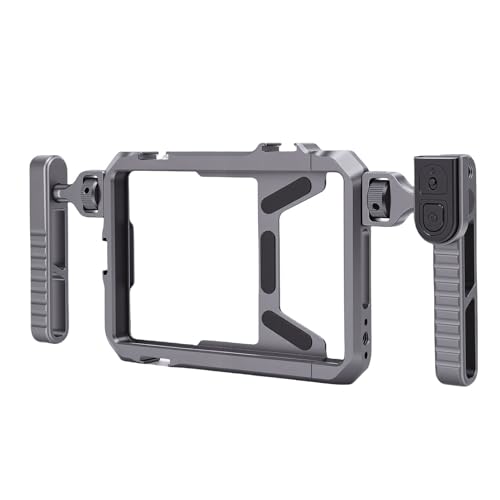 Jectse Equipo de Video para Teléfono Inteligente, Estabilizador de Mano Universal para Teléfono Celular con Control Remoto Bluetooth y Manijas Duales, Agarre Estabilizador de Video