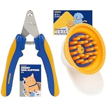PETHROOM Cat Grooming & Nail Care Bundle Silicone Deshedding Brush & Precision Cat Nail Clipper, Gentle Grooming, Reduce Shedding, Safe & Accurate Trimming for Indoor Cats