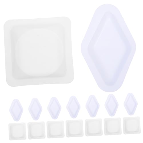 COSMEVIVI Accurate Weighing 100pcs Plastic Weighing Dishes Scale Trays Lab Boats with Chamfered Edges