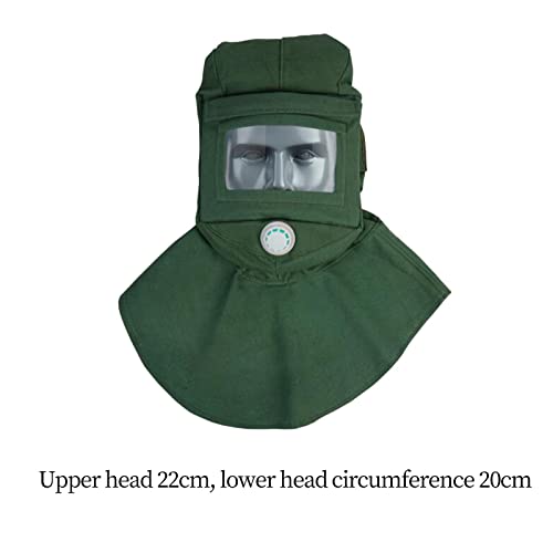 Amagogo Capuz para Jateamento de Jateamento Capacete de Proteção Facial Capacete de Proteção Capacet