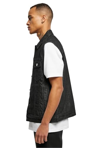 Urban Classics Men's Denim Vest Denim Vest (Pack of 1)