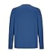 Mens Cotton Pajama Tops Long Sleeve Lounge Wear for Men Fall Spring Base Layer Husband Boyfriend Birthday Clothes Blue