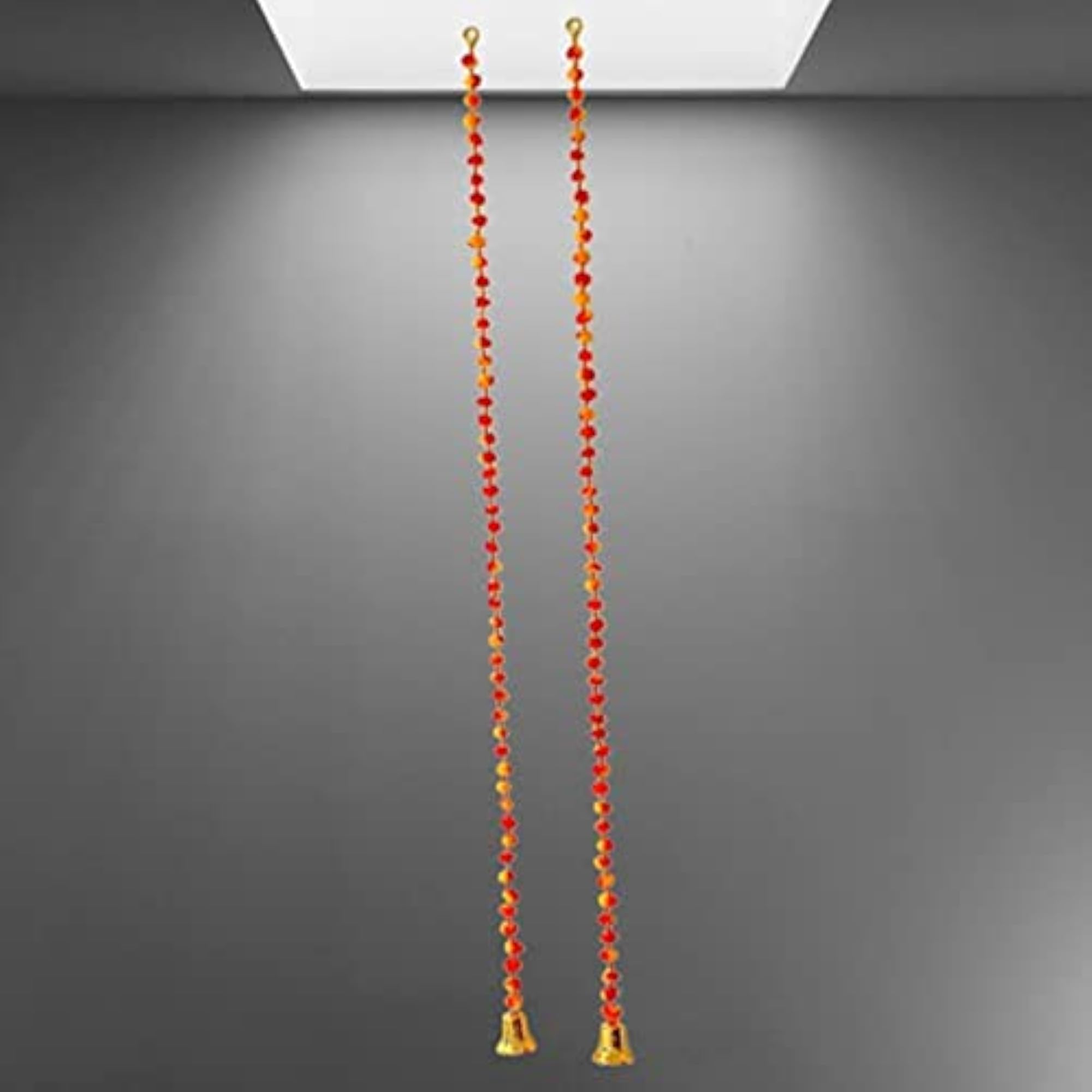 P.A.Woollen Multicolour Pom Pom with Bell Garland