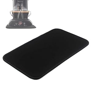 Onderlegmat voor Senseo koffiezetapparaat – glijplank van nylon geschikt voor Senseo koffiezetapparaat HD6554/68, koffiezetapparaat accessoire pad, 40 * 23 cm, zwart