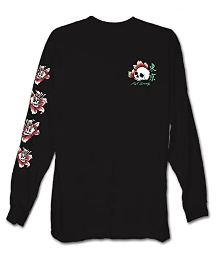 Riot Society Men's Long Sleeve Graphic and Embroidered Fashion T-Shirt4