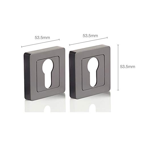 Yale Bologna Matt Black Door Handle for Indoor Wooden Door Stylish Modern Easy Fit Handle with All Fixtures Supplied - Image 3
