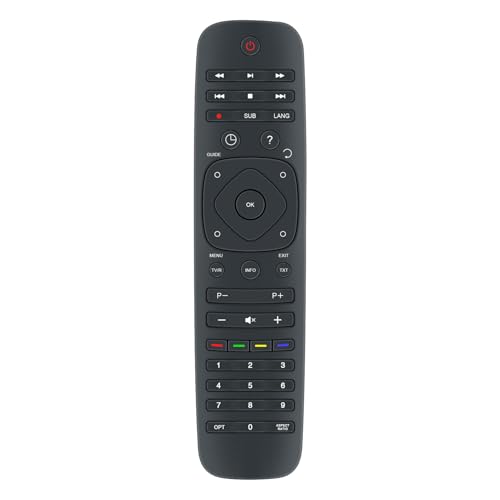ROLLGAN New RC2964505/01 Mando a Distancia de Repuesto Fit for LBox IP Client Mini 3D Fit for L-Box V1, V2, 4K Linux Box RC2964505/01S Selteka TF-401 TF-402 TC-422 TC-402 TC-402HD