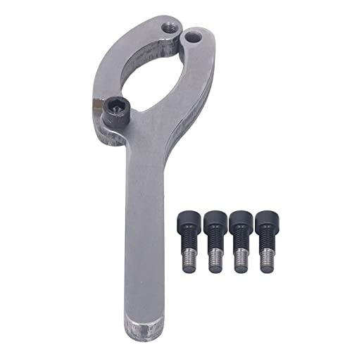 Duimimi Llave de tuerca de prensaestopas ajustable, herramienta de cilindro hidráulico de acero de aleación de alta resistencia, llave de pasador, se adapta a 20 mm a 210 mm