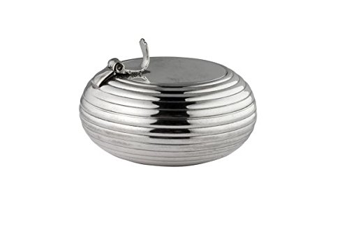 Colino Tè In Ottone Argentato Sheffield - Stile Cesellato Per Tea Lovers - Foto 9