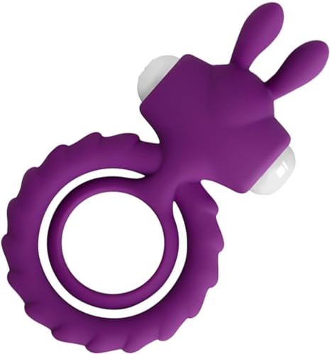 Jouets de Relaxation for Hommes Vibrant Anneau de Coq for Les Hommes Plus Longues erections, stimulateur d'anneau de Pennis for Le T-Shirt Cadeau de Couple...