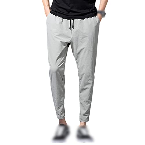 Pantalon grande taille petits pieds homme Roquorl gris élastique