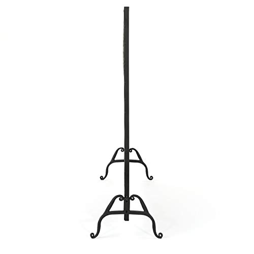 Christopher Knight Home Elmer Single Panel Iron Fireplace Screen, Black #TOP7