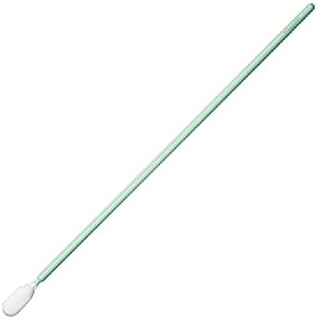 Cleanroom Microdenier Polyester Swab with 0.661 Inch Paddle Tip and Polypropylene Handle, 6.390 Inch Long - 100/Bag (5 Bags)