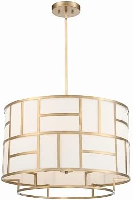Crystorama Libby Langdon Danielson 6 Light Vibrant Gold Chandelier