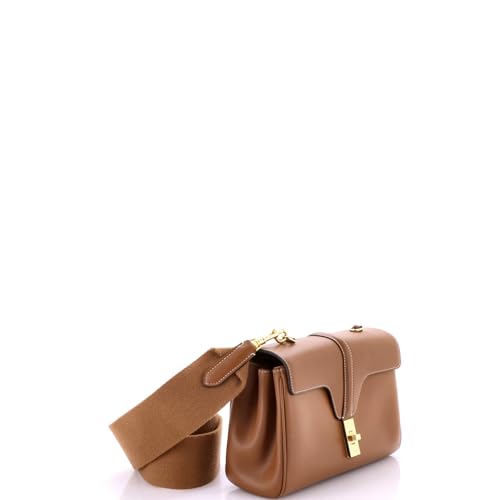 Pre-Loved Soft 16 Bag Grainy Calfskin Teen, Brown2