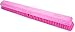 SPARTA 41891EC26 Omni Sweep Plastic Push Broom Head, Heavy Duty, Industrial Broom With Color Code System For Outdoor, Indoor, Garage, Concrete, Patio, Kitchen, Bathroom, 24 Inches, Pink