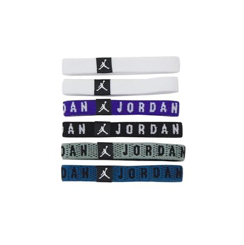 Gomas de caucho Jordan 6 PK para sujetar el pelo sin tirones