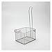 Frying Net Basket Skimmer Poignée verticale en acier inoxydable Freder Panier Panier Filet Cuisine Net Outil de cuisson pour aliments frites ou fruits pour les fêtes, Barbecues, Parties Colander Strai