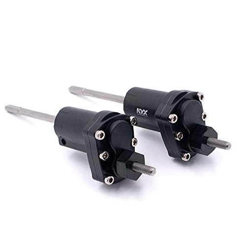Kyx Racing Cnc Machined Aluminium Front & Rear Portal Axle Units Upgrades Parts Accessories For Rc Crawler Car Axial Scx10 Ii 90046 Scx10.2 #TOP5