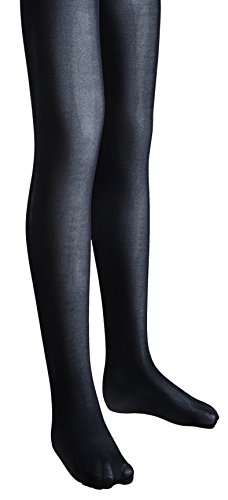 Sportoli Girls Opaque Hold and Stretch Footed Ballet Tights - Navy (size 4/6)