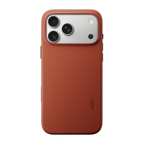 MOFT MOVAS Snap Case for iPhone 17 Pro Max, MagSafe Compatible, Soft-Touch Vegan Leather, Classic Minimalist Design, Lightweight, Stain-Resistant & Camera Protection, Clay by MOFT - Used condition - CA$37.83
