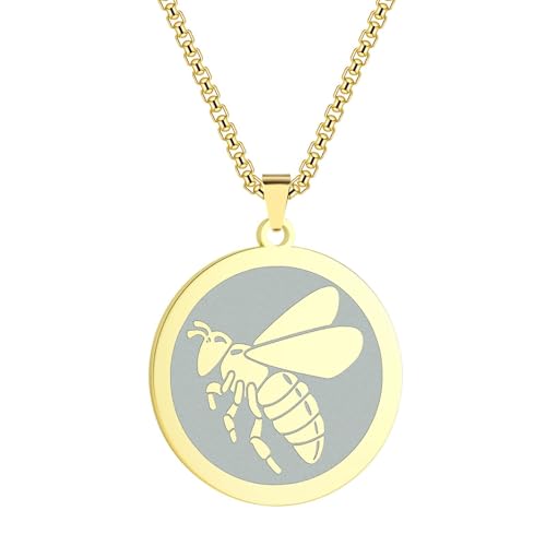 Collier d'abeille à miel en charbon pour sublimer votre style casual au quotidien