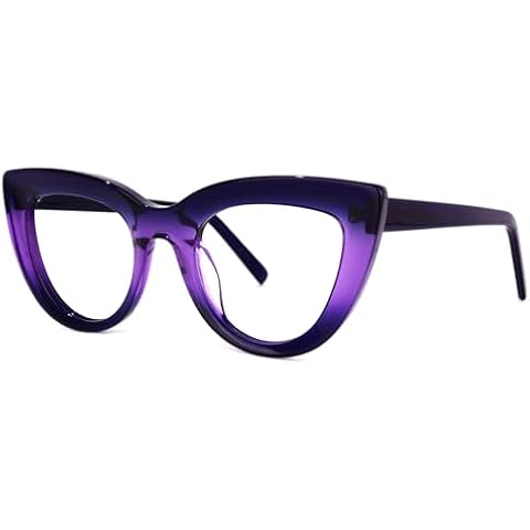 VOOGLAM Cateye Blue Light Glasses for Women Cute Computer Office with Trending Frame Glasses Purple Pastora GWA849536-02 Cover