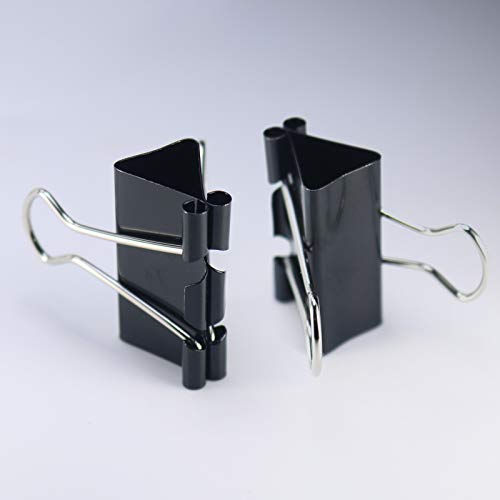 lingzaling ダブルクリップ 4サイズ 60個入り