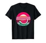 watermelon sunset graphic summer fruit lover kids & adults maglietta