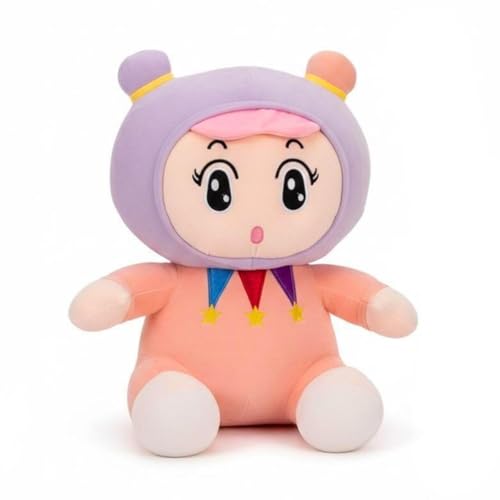 Image of ELITE CREATIONS Soft Plush Baby Doll Toy 45 cm | Cute Cartoon Girl Stuffed Doll for Kids | Big Huggable Soft Toy for Girls | Birthday Gift Kids Doll