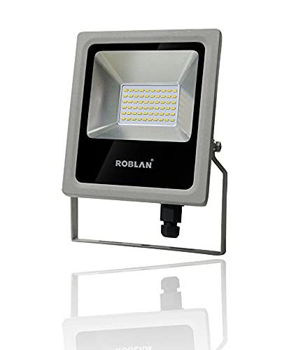 Proyector LED TC SMD Roblan para solucionar zonas oscuras en exteriores con 3000lm IP65