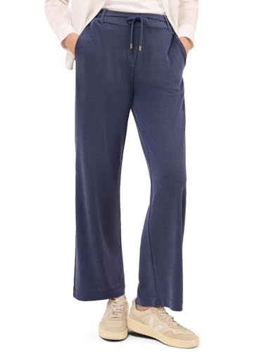 Pantalon à jambes larges femme Cecil vêtement ample taille haute fluide