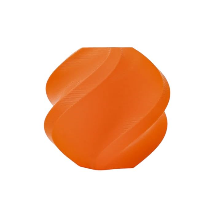Image of Bambu Lab PLA Basic (Orange) 3D Printer Filament 1.75mm, 1KG Spool, High-Speed PLA, Low Warping, Smooth Extrusion, ±0.03mm Accuracy, FDM Printer Compatible