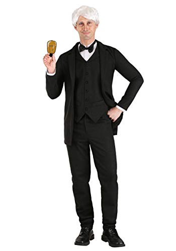 Fun Costumes Thomas Edison Costume for Men X-Large Black