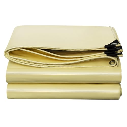 Lona beige resistente de PVC para exterior en varias medidas protectoras 2