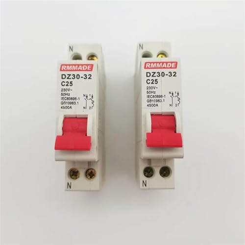 Interruptor de aire DZ30-32 TPN 1P+N de 10A para cuadros electricos 3