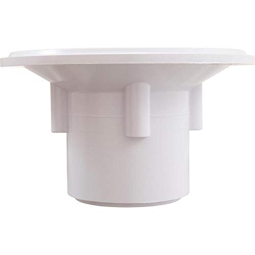 Pentair 08417-0000 Floor Inlet Fitting with 1.5" Slip Brushing 2" Slip - White