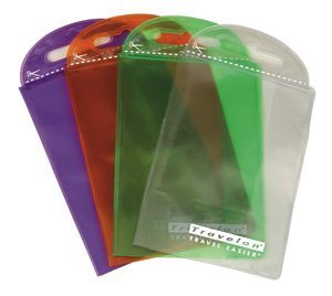 Travelon ~ PVC Passport Cover, Assorted Colors
