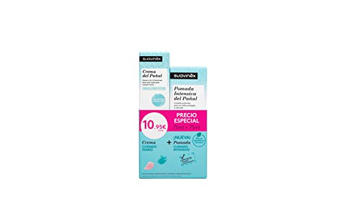 Pack Suavinex pomada intensiva reparadora 75ml + crema pañal 75ml