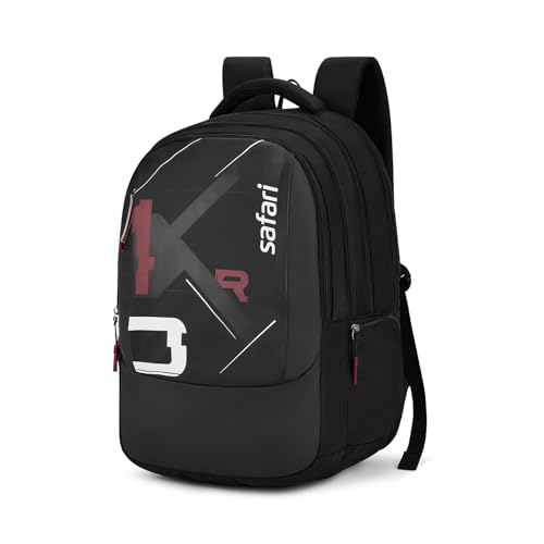 Safari 38L Printed Laptop Backpack with Raincover, 4 Compartments...