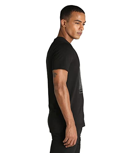 Image of Puma Cotton Regular Fit Mens T-Shirt (S22-84918601BK-P)