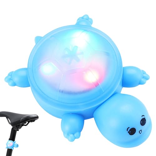 Luz Trasera para Bicicleta - Luz Trasera Turtle Resistente al Clima,Señales Inteligentes De Alarma con Detección Automática Brillantes para Adultos En Montaña Al Aire