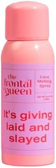 The Frontal Queen Lace Melting Spray, Ashy Lace Melting Spray for Lace Wigs, Lace Bond Spray, Extra Hold Lace Melting Spray Adhesive Wig, No Residue, Long Lasting Safe Formula - 4.2 oz