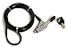 Mobile Edge Master-Key 6 Foot Cable Lock for Laptops/Chromebooks with Standard Lock Slot, 2 Keys MEAL01