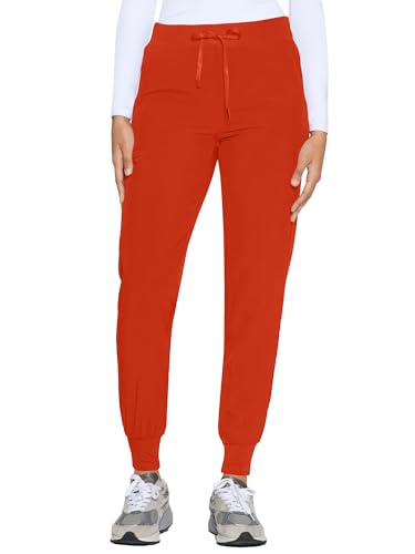 Image of COZYFIT Womens Scrub Pants - Soft Stretch Yoga Style with 5 Pockets, Slim Fit Jogger Scrubs Pants for Women