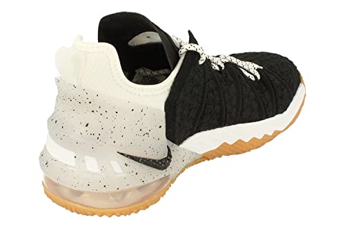 Nike Boy's Lebron XVIII (Big Kid) Black/White/Gum Medium Brown 5.5 Big Kid M3