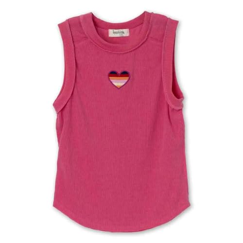 Image of Speechless Girls' Sleeveless Rib Knit Embellished Tank Top