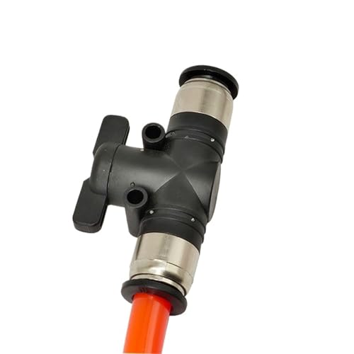 Válvula manual limitadora de corriente neumática LSA con interruptor 6