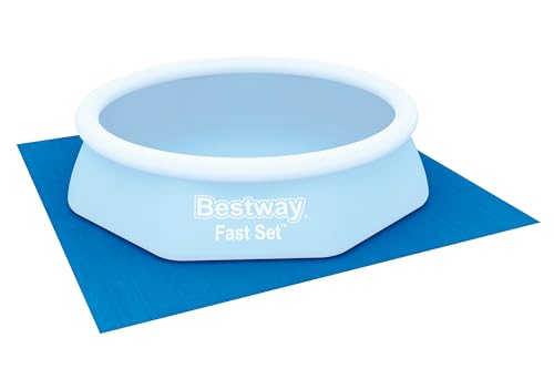 BESTWAY Tapiz Protector de Suelo 274x274 cm para Piscinas Desmontables Azul